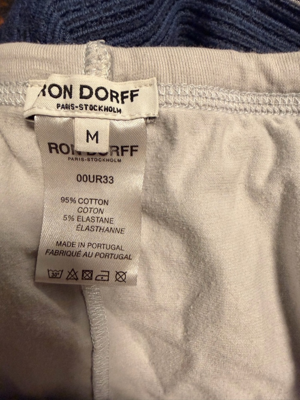 Men's Lightweight Blueish White Boxer Briefs - Ron Dorff M - Picture 2 of 4